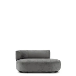Kartell K-Wait Dormeuse Sofa Venstre Grå