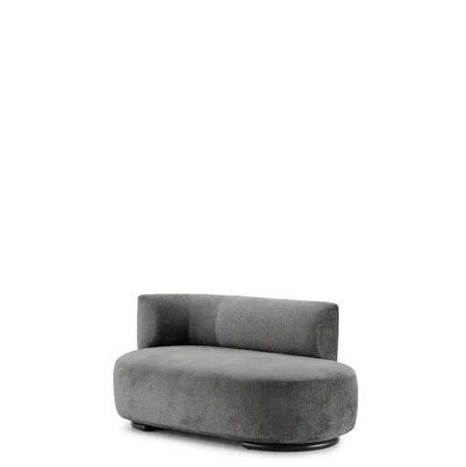 Kartell K-Wait Dormeuse Sofa Venstre Grå
