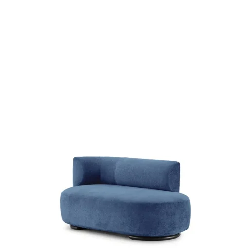Kartell K-Wait Dormeuse Sofa Venstre Blå