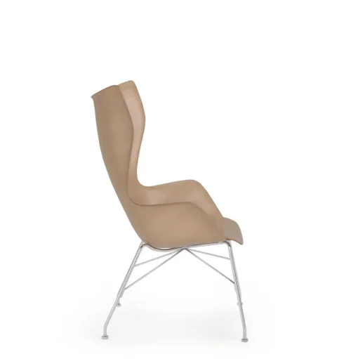 Kartell K/Wood Lánestol Krom/Lys Finer