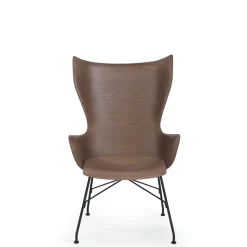 Kartell K/Wood Lánestol Sort/Mørk Asketrá