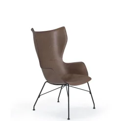 Kartell K/Wood Lánestol Sort/Mørk Asketrá