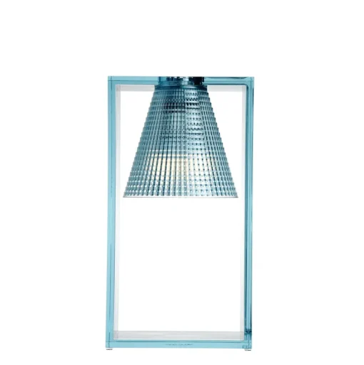 Kartell Light-Air Bordlampe Sculpted Lyseblå