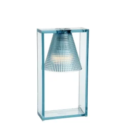 Kartell Light-Air Bordlampe Sculpted Lyseblå