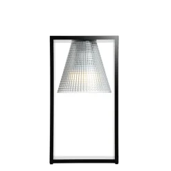 Kartell Light-Air Bordlampe Sculpted Sort/Krystal