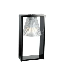 Kartell Light-Air Bordlampe Sculpted Sort/Krystal