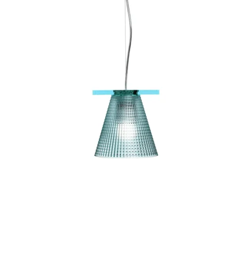 Kartell Light-Air Pendel Sculpted Lyseblå