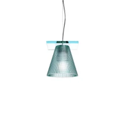 Kartell Light-Air Pendel Sculpted Lyseblå