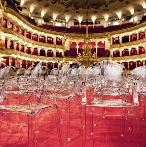 Kartell Louis Ghost Spisebordsstol Krystal