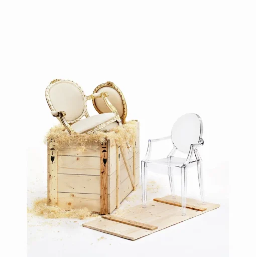 Kartell Louis Ghost Spisebordsstol Orange