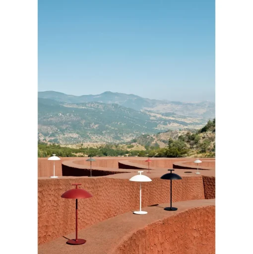 Kartell Mini Geen-A Transportabel Lampe Bronze