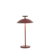 Kartell Mini Geen-A Transportabel Lampe Rød