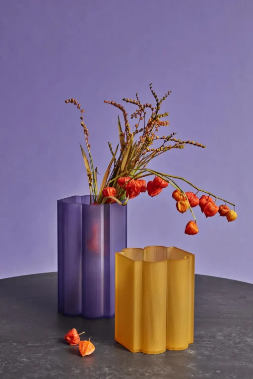 Kartell Okra Vase Høj Himmelblå