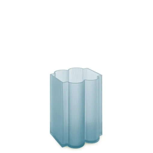 Kartell Okra Vase Lav Himmelblå