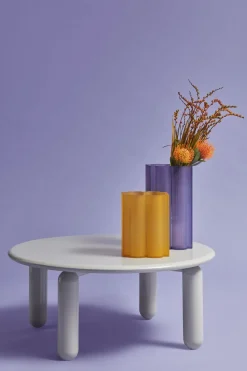 Kartell Okra Vase Lav Himmelblå