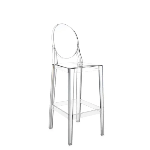 Kartell One More Barstol H75 Krystal