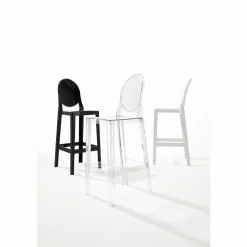 Kartell One More Barstol H75 Blank Sort