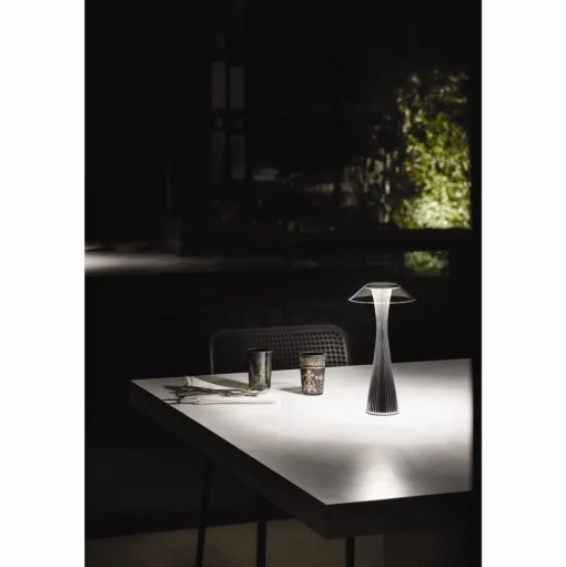 Kartell Space Udendørs Bordlampe Krom
