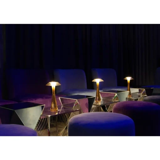 Kartell Space Udendørs Bordlampe Krom