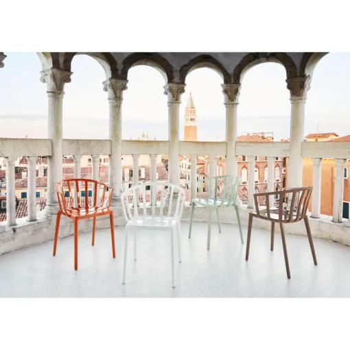 Kartell Venice Spisebordsstol Rust