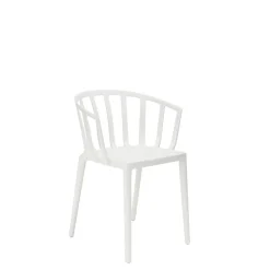 Kartell Venice Spisebordsstol Hvid