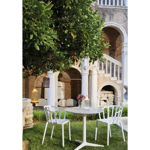 Kartell Venice Spisebordsstol Hvid