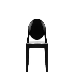 Kartell Victoria Ghost Spisebordsstol Blank Sort