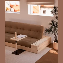 Karup Design Base Sovesofa Med Sidekasse & 5-Lags Madras Klar/Fudge Brown