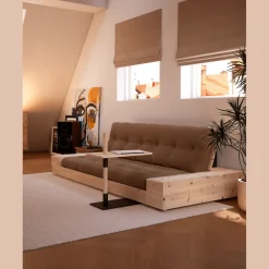 Karup Design Base Sovesofa Med Sidekasse & 5-Lags Madras Klar/Fudge Brown