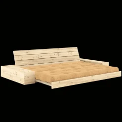 Karup Design Base Sovesofa Med Sidekasse & 5-Lags Madras Klar/Fudge Brown
