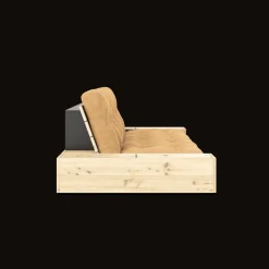 Karup Design Base Sovesofa Med Sidekasse & 5-Lags Madras Klar/Fudge Brown