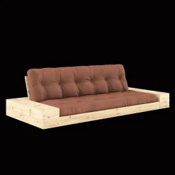 Karup Design Base Sovesofa Med Sidekasse & 5-Lags Madras Klar/Clay Brown