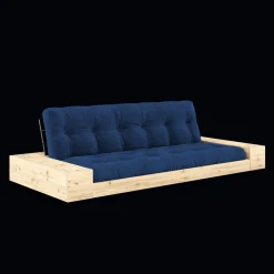 Karup Design Base Sovesofa Med Sidekasse & 5-Lags Madras Black Night/Royal Blue