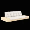 Karup Design Base Sovesofa Med Sidekasse & 5-Lags Madras Black Night/Natural