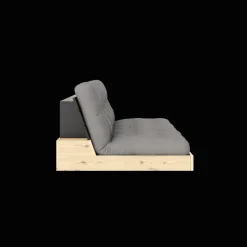 Karup Design Base Sovesofa Med 5-Lags Madras Black Night/Grå