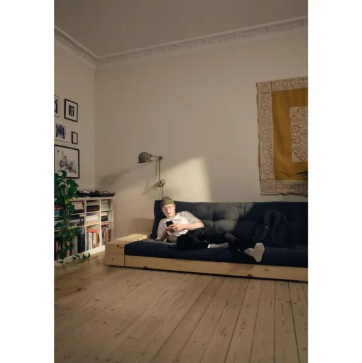 Karup Design Base Sovesofa Med Sidekasse & 5-Lags Madras Klar/Bordeaux