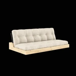 Karup Design Base Sovesofa Med 5-Lags Madras Black Night/Linned