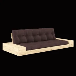 Karup Design Base Sovesofa Med Sidekasse & 5-Lags Madras Klar/Brun