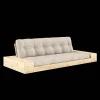 Karup Design Base Sovesofa Med Sidekasse & 5-Lags Madras Klar/Beige