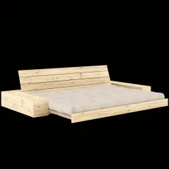 Karup Design Base Sovesofa Med Sidekasse & 5-Lags Madras Klar/Beige