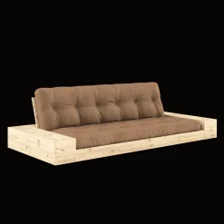 Karup Design Base Sovesofa Med Sidekasse & 5-Lags Madras Black Night/Bordeaux