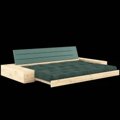 Karup Design Base Sovesofa Med Sidekasse & 5-Lags Madras Lush Green/Seaweed
