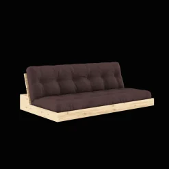 Karup Design Base Sovesofa Med Sidekasse & 5-Lags Madras Black Night/Ivory