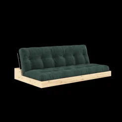 Karup Design Base Sovesofa Med 5-Lags Madras Black Night/Seaweed