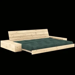 Karup Design Base Sovesofa Med Sidekasse & 5-Lags Madras Klar/Seaweed