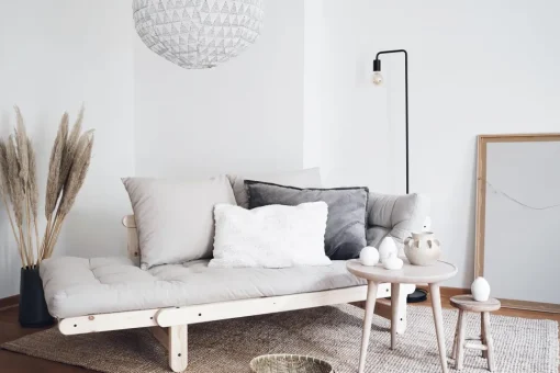 Karup Design Beat Sofa M. Madras 701 Natural/Klarlakeret
