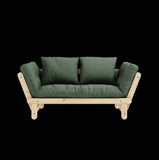 Karup Design Beat Sofa M. Madras 756 Olive Green/Klarlakeret