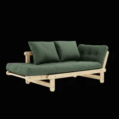 Karup Design Beat Sofa M. Madras 756 Olive Green/Klarlakeret