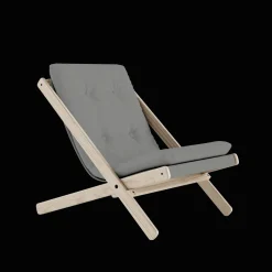 Karup Design Boogie Lánestol M. Madras 746 Grey/Rå Bøg