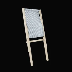 Karup Design Boogie Lánestol M. Madras 611 Beach Blue/Rå Bøg